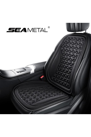 Seametal 3d Üçgen Izgara Araba Koltuğu Kapağı Evrensel Koltuk Koruyucu Arka Koltuk Minderi Ön/arka Araba Masaj Kapakları Front Seat+backrest