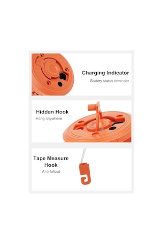 Powerdex 10mt Şarjlı Telli Peri Ledli 8 Animasyonlu Günışığı Ve Rgb Renk Makaralı Süsleme Ledi