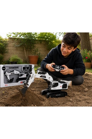 4d-e3 Metal Değişebilen 3 Başlıklı Duman Atan İş Makinası Beyaz