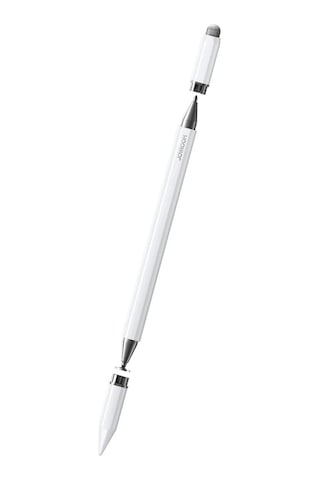 Joyroom 3'ü 1 Arada Manyetik Pasif Kapasitif Stylus Kalem - Beyaz