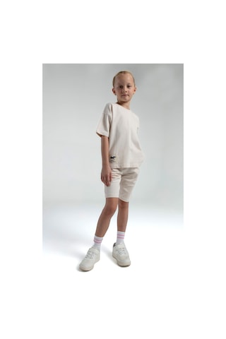 Rolypoly Kız Çocuk Krem Bermuda Takım Rp3592-c-v4 KREM