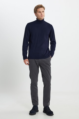 AC&Co / Altınyıldız Classics Standart Fit Normal Kesim Tam Balıkçı Yaka Pamuklu Erkek Triko - Lacivert