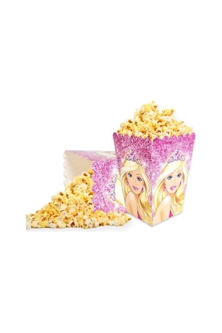 Mısır Kutusu Barbie Temalı Pop Corn 8 Li