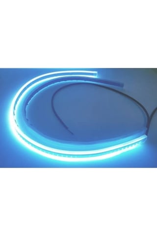 Extra Marketing Ford Mondeo Uyumlu Far Üstü Kayar Led Selamlamalı Sinyalli 60 Cm Beyaz Ve Turuncu Renk