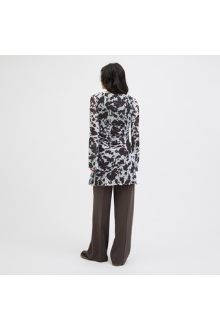 Jack & Jones Kadin Leopar Desenli Mini Elbise - Minna - 12270933 Black Coffee