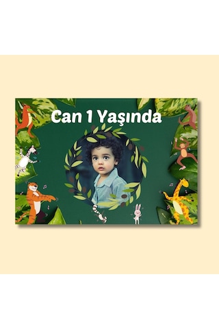 Çocuklara Özel Fotoğraflı Doğum Günü Posteri