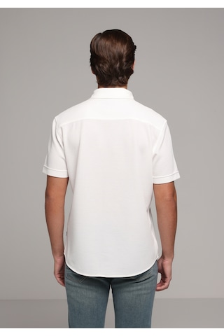 Colin's Colins Regular Fit Shirt Neck Düz Erkek Beyaz Uzun Kol Gömlek Cl1080098 Q1.v2 Ofw