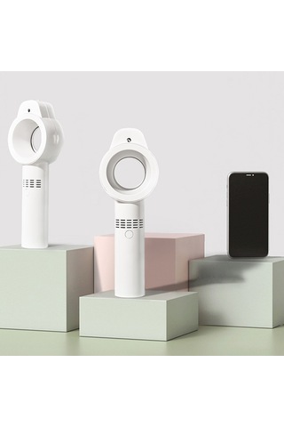 Skycity Usb Şarjlı Elden Tutulan Sprey Fanı - 3 Seviye Rüzgar Hızı, 8ml Su Deposu, 1800mah Batarya, Beyaz