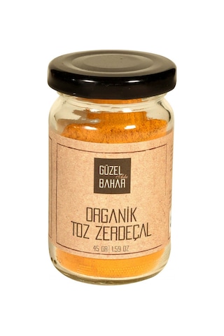 Güzel Ada Gıda Organik Toz Zerdeçal 45 G