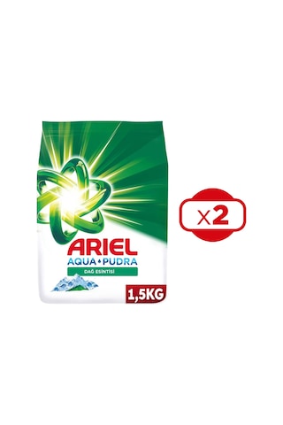 Ariel Aquapudra Dağ Esintisi Toz Çamaşır Deterjanı 2 x 1500 G
