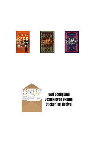 Bir Yunan Hediyesi + Dahi İkizlerin Serüvenleri - Katmandu'nun Kobra Kralı + Dahi İkizlerin Serüvenleri - Akhenaten Macerası + Okuma Sticker'ları