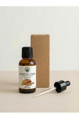 Soğuk Sıkım Hardal Yağı Hardal Tohumu Mustard Oil Brassica Juncea Saf Doğal 50 Ml 50 Ml