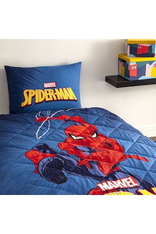 Taç Lisanslı Spiderman Classical Tek Kişilik Pamuk Yorgan Seti 000000001000050009 Çok Renkli