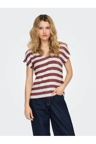 Only Onllıra Lıfe Kırmızı Kadın T-shirt 15252103 Kırmızı