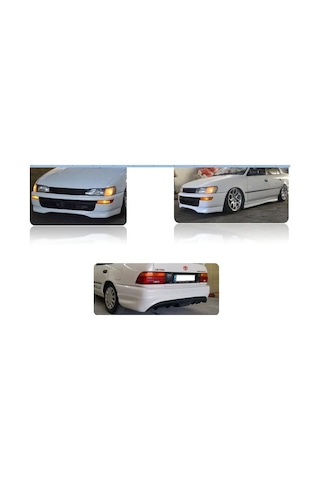 Toyota Corolla Uyumlu Body Kit Seti 1993-1998 - Mat Siyah STR-480