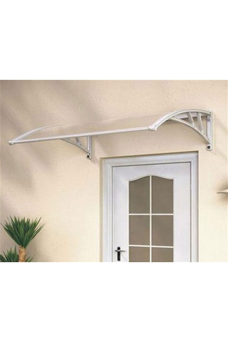 Kapı Üstü Pratik Sundurma 150 X 100 Cm Gri Tente