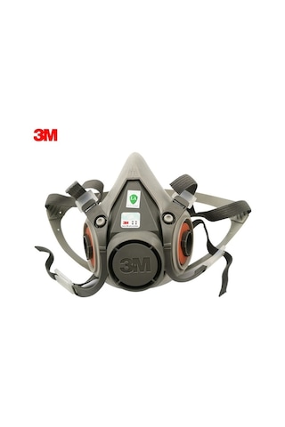 Trendooze Yüz Yüz Yarım Toz Spreyleme Solunum Sis Organik Maskesi Maske Maske Koruma Geçirmez Cihazı Boyama Anti 6200 3m Gm