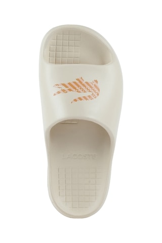 Lacoste Croco 2.0 Evo Kadın Bej Terlik 751cfa0037.157 Beyaz