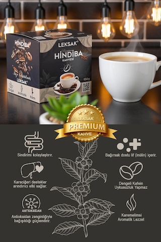 Leksak Hindiba Kahvesi 150gr. Premium Taze Öğütülmüş Doğal Cam Kavanoz'da 60 Kullanım 1 Ay Form & Keyif. Granül
