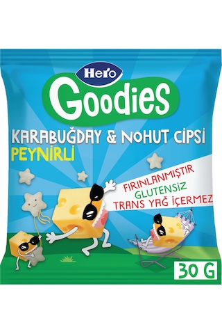 Hero Goodies Peynirli Sağlıklı Cips 30g X8