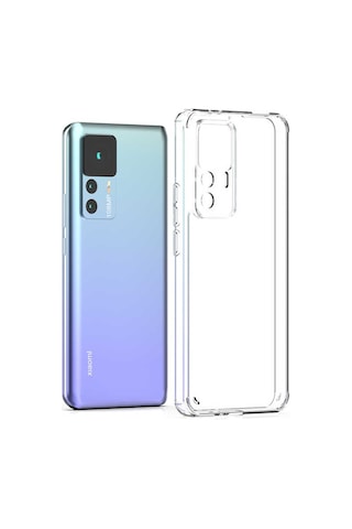 Xiaomi Mi 12T Pro Kilif Zore Coss Seffaf Sert Silikon Kilif 560863096