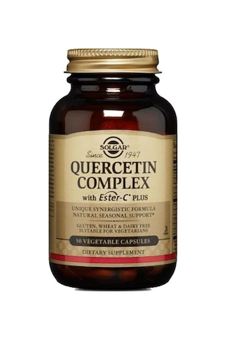 Solgar Quercetin Complex With Ester C Plus 50 Kapsül Solgar Quercetin Complex With Ester C Plus 50 Kapsül