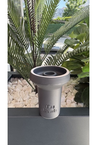 Taş Bowls Nargile Lülesi Phunnel Büyük Boy / Mat Füme Antrasit