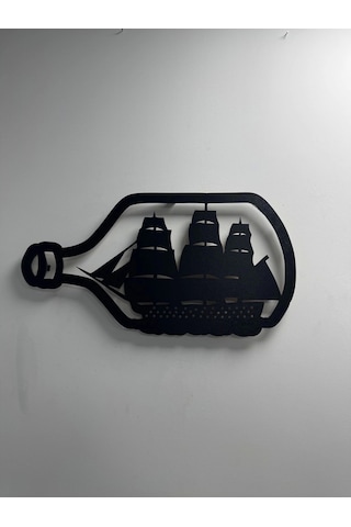 Gemi Temalı Led Işıklı Tablo