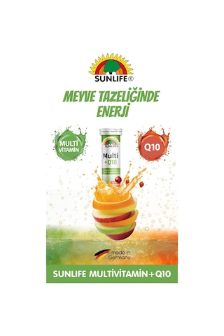 Sunlife Multivitamin Destek Seti 2 x 20 Efervesan Tablet