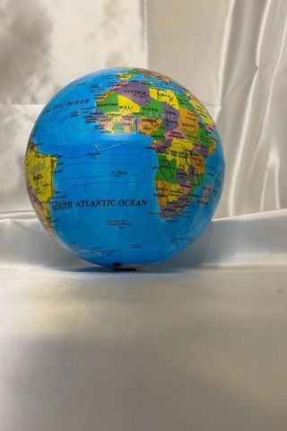 Masa Lambası Led Işık Dönen Manyetik Dünya Top Masa Süsü