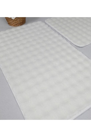 Zebra Casa Bonny 2 Li Pelüş Banyo Paspası Krem