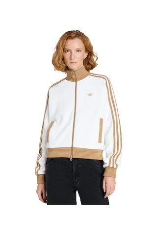 Kr0062-k Adidas Velour Knıt Tt Kadın Ceket Beyaz Kr0062-k Beyaz