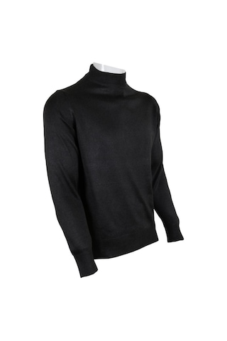 Erkek Füme Kazak Yarım Balıkçı Yünlü Klasik Normal Kesim Rar00796