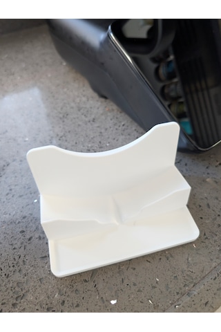 Thermomix Tm7 Uyumlu Kapak Standı Mutfak Tezgahı Düzenleyici Beyaz