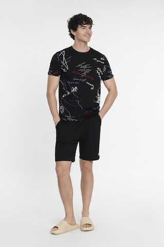 Regular Fit Erkek Pijama Siyah