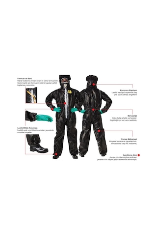 Starline 100pe05 Kimyasal Koruyucu Tulum X Large Beden