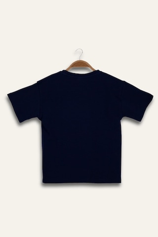 Zeyland Erkek Çoçuk Future Baskılı T-shirt - Lacivert Lacivert