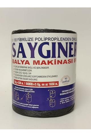 Saygıner Balya Makinesi İpi 5 KG - 1 Bobin
