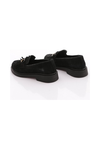 Dgn 010 Kadin Loafer Ayakkabi Siyah