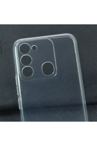 Tecno Spark 8c Kilif Seffaf Fit Silikon