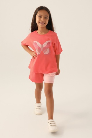 Rolypoly Colour Butterfly Coral Kız Çocuk Şort Takım 5274-42960 Eflatun