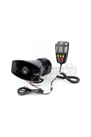 Her Araca Uyumlu Universal 7 Sesli Polis Sireni