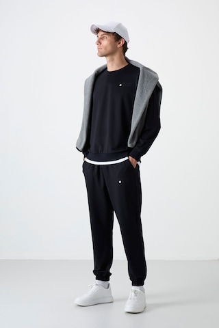 Tommy Life Lacivert Casual O Yaka Jogger Erkek Oversize Eşofman Takımı - 85120 Lacivert