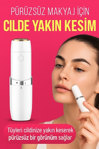 Mini Yüz Epilatör Tüy Alma Cihazı Kadınlara Özel Cilt Temizleyici Epilatör Makinesi