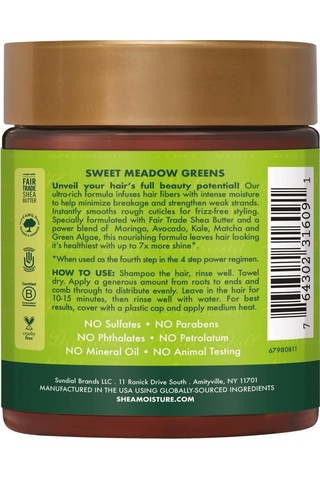 Shea Moisture Power Greens Moringa ve Avokado Yağlı Yeniden Yapılandırıcı Saç Kremi 237ML