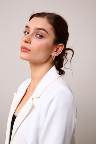 Gold Sarmal Earcuff Set Gümüş