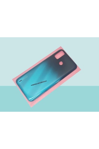 Tecno Spark Go Uyumlu Full Kasa Arka Kapak Batarya Kapağı - Yeşil Siyah Çok Renkli