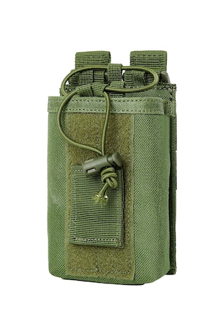 Moveevo Askeri Yeşili 900d Oxford Kumaş Outdoor Multifonksiyonlu Taktik İletişim Cihazı Çantası - Radyo Aksesuarı Ve Araç Taşıyıcı