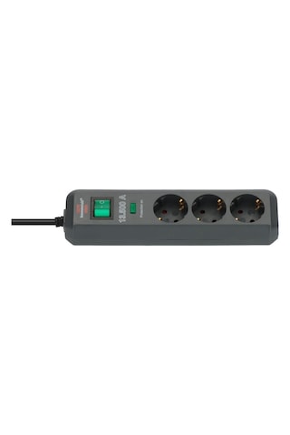 Brennenstuhl Eco Line Serisi 3 Soketli 1.5 Metre 13.500 Mah Akım Korumalı Uzatma Priz