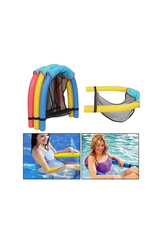 Şeker Portakalım 1 Adet Mavi Fileli Deniz Havuz Sandalyesi Mavi